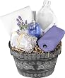 Romantic Lavender Themed Spa Gift Basket