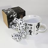 SYNC - [Fish Bones] Stuffed Bear Mug (3.3 inch height)