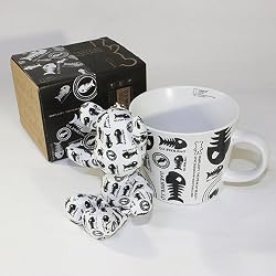 SYNC - [Fish Bones] Stuffed Bear Mug (3.3 inch height)
