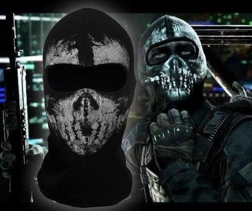 Solartime Call of Duty Ghost Skull Face Mask Balaclava Skateboard black 01