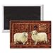 Persian Wool by Ditz - 3x2 inch Fridge Magnet - large magnetic button - Magnet