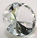 80mm Classic Crystal Diamond Show Your Love Jewel Paperweight (5 Stars Online Store - Ezshoponline, Inc.)