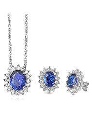 Sterling Silver Sets With Cubic Zirconia