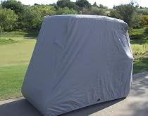 Deluxe 2 Passenger Ez Go Golf Cart Cover- Grey - 95"x48"x66"