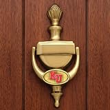 KANSAS JAYHAWKS Team Logo Welcome To Our Home Solid BRASS DOOR KNOCKER