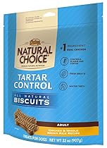 NATURAL CHOICE Tartar Control Adult Biscuits Chicken and Whole Brown Rice Recipe - 32 oz. (907 g)
