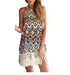 Sexy Spring Summer 2015 Cotton/Polyester General Print Backless Halter Wedding Dress/Maxi Dress 