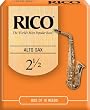 Rico Alto Sax Reeds, Strength 2.5, 10-pack