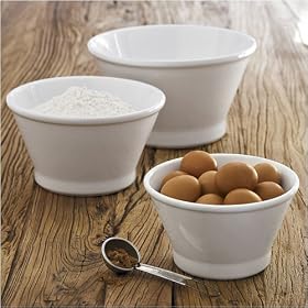 Ceramic Mixing Bowls: White by CHEFS