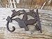 Big Sky Antiques Plant Hanger Holder Hook Rustic Cast Iron 10 x 9 inch Hummingbird