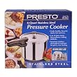Presto 01362 6-Quart Stainless Steel Pressure Cooker
