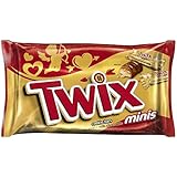 TWIX Caramel Minis Valentine's Chocolate Candy, 11.5 Ounce Bag