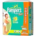 パンパース やわらかコットンケア パンツ M 80枚