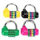 Generic Practical 4 Digit Secure Combination Lock Password Gym Padlock Die-cast Zinc