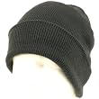 Winter Thinsulate Knit Ski Beanie Skull Hat 2ply Charcoal Gray