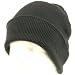 Winter Thinsulate Knit Ski Beanie Skull Hat 2ply Charcoal Gray