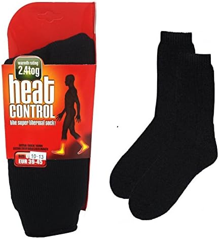 HeatControl® Men's Quality Ultra Thick Brush Lined Thermal Socks