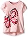 Gymboree Girls' Light Pink Butterfly Graphic Tee