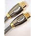 3METER PRO GOLD RED (1.4a Version, 3D, 15.2Gbps) HDMI TO HDMI CABLE WITH ETHERNET,COMPATIBLE WITH 1.3c,1.3b,1.3,1080P,PS3,XBOX 360,SKYHD,VIRGIN BOX,FULL HD LCD,PLASMA & LED TV's AND ALSO SUPPORTS 3D TVS.