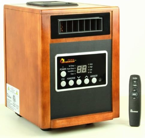 (2) Dr. Infrared Heater DR-998 1500W Infrared Heater/Humidifer/Air Purifier/Fans
