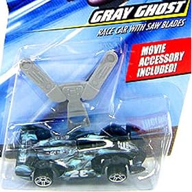 Speed Racer 1:64 Die Cast Hot Wheels Car Gray Ghost Race Car With Saw Blades by