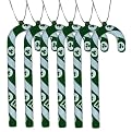Boston Celtics Candy Cane Ornament Set