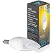 Triangle Bulbs T95035-1 - Triangle bulbs LED Torpedo - 40 Watt Equivalent (5W) Soft White (2700K) Dimmable Candelabra Base Light Bulb, UL Listed, Energy Star Certified