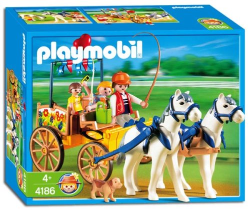 Childrens Toyshop  Toys : Playmobil Coach/Carriage 4186
