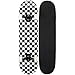 KPC Pro Skateboard Complete, Black and White Checker