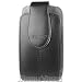 Leather Pouch Protective Carrying Cell Phone Case (with Belt Clip) for Apple IPHONE 3G/3gs (PLUS SIZE-fits the iphone 3g/3gs when it has shell/skin/cover on it) BLACK