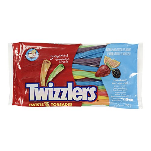 Twizzlers Rainbow Twists, 350 Gram