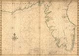1639 LARGE HISTORIC MAP FLORIDA PENNINSULA KEY WEST