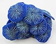 Aquarium Fish Tank Silicone Sea Anemone Artificial Coral Ornament SH217 blue