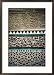 Decorative Tile Work at Bou Inania Medersa (Theological College), Fes, Morocco Art Styles Framed Photographic Poster Print by Damien Simonis, 21x29
