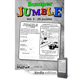 Bumper Jumble Puzzles for Kindle, Vol. 2 - 25 interactive puzzles!