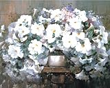 Victor Santos - Bouquet Of Petunias, Size: 20 x 16 Canvas Finish