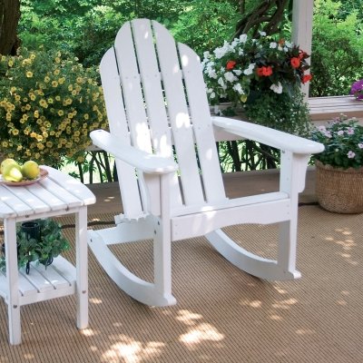 Cottage Classics Adirondack Rocker Finish: White
