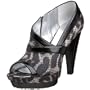 Carlos By Carlos Santana Women's Chica Pump,Grey/Black,8 M US