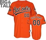 Baltimore Orioles Jersey: Big & Tall Personalized Alternate Orange Authentic Cool Base&Atilde;&cent;"&Acirc;&cent; Jersey with Oriole Park at Camden Yards 20th Anniversary Patch