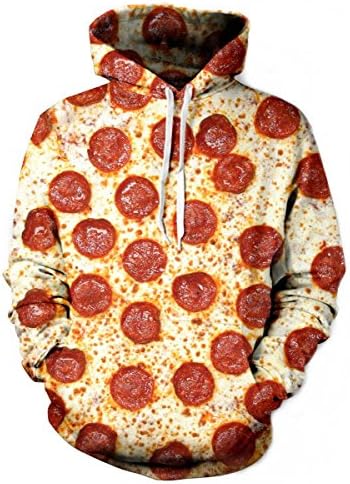 Massa Unisex Sweatshirt Hoodies (M, Pizza Pizza)