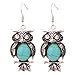 YAZILIND Jewelry Charming Owl Drop Dangle Earrings for Women Vintage