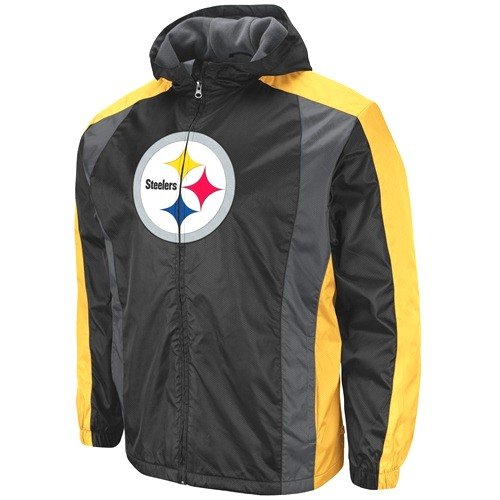 Pittsburgh Steelers Endzone Rush II Midweight Parka Jacket - L