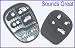 904100C Clifford 4-Button Replacement Case for 904100 Remote