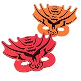 Dragon Masks Assorted (4) Party Supplies