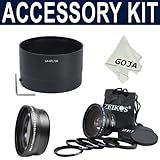 Essential Kit For Nikon Coolpix L120 Camera, Including: 58MM 0.43X Wide Ang ....