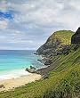Oahu Island, Hawaii, White Sand Beach - Pretty 16"x20" Photographic Print by Brendan Reals