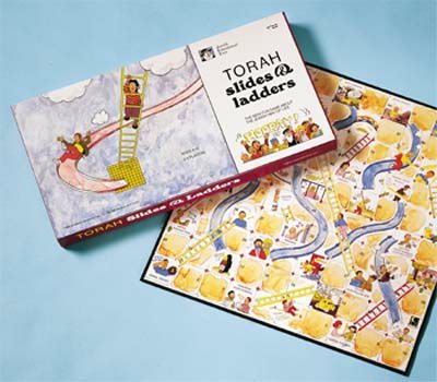 51mfcw5d0RL Jewish Educational Toys Jewish Games Torah Slides and Ladders Board Game