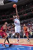 Cleveland Cavaliers v Philadelphia 76ers: Thaddeus Young Photographic Poster Print by David Dow, 16x24