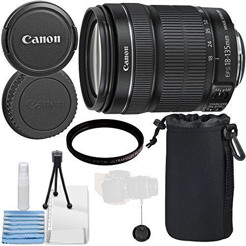 Canon EF-S 18-135mm f/3.5-5.6 IS STM Lens + SSD Starter Bundle 18-135mm STM