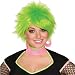 80s Green Pixie Adult Wig